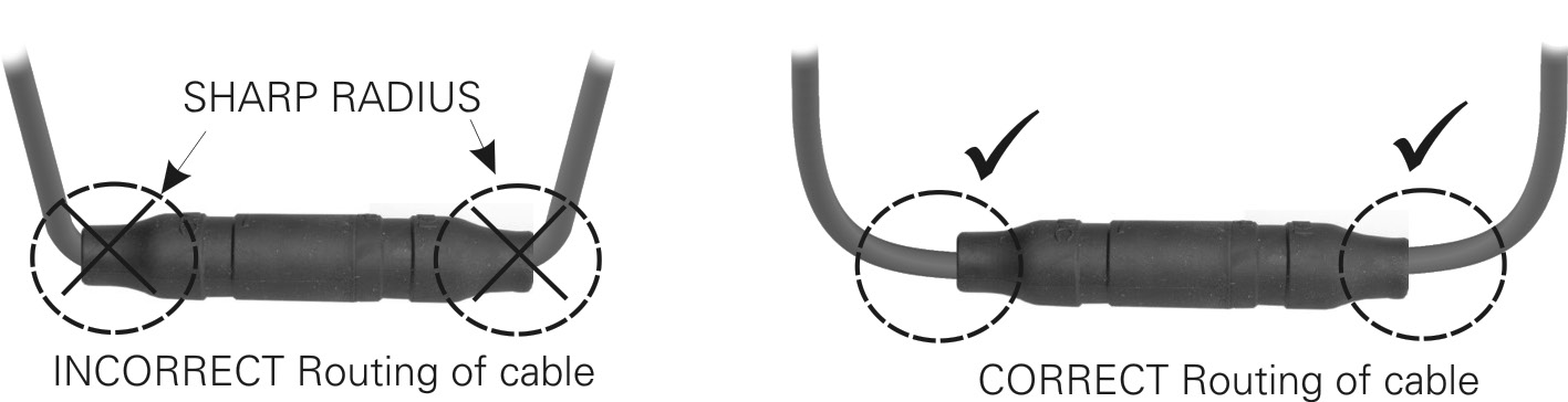 21) Appore l adesivo incluso DANGER DO NOT DISCONNECT UNDER LOAD il più vicino possibile al connettore maschio. (ill.