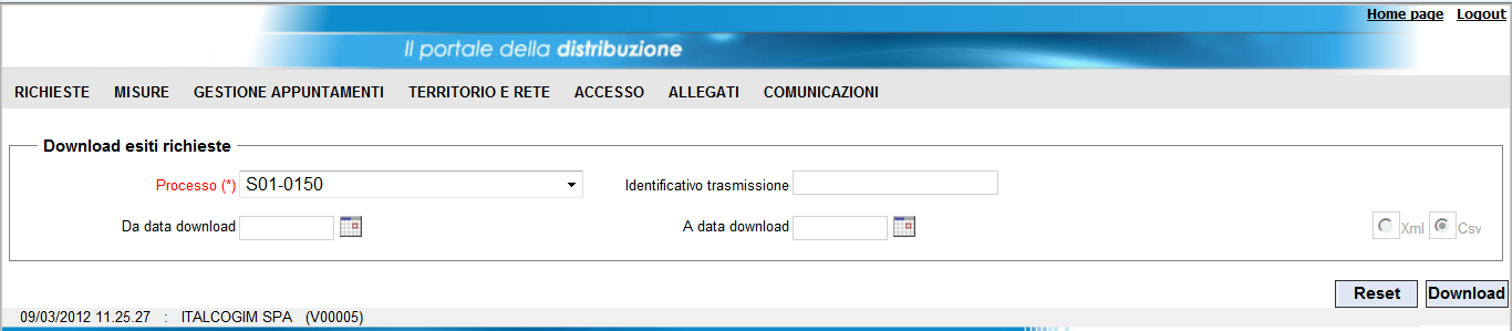 IDENTIFICATIVI RICHIETA PIVA_UTENTE Codice identificativo mittente (P.IVA) solo numeri PIVA_DITR Codice identificativo destinatario (P.