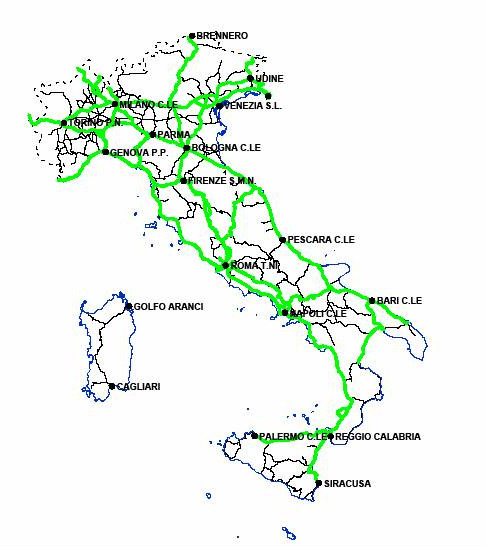 GSM-Railway Fonte:www.rfi.it. Dal 2004, le Ferrovie dello Stato si sono dotate di una propria rete di telefonia mobile GSM-R che oggi copre circa 9.000 km di linee nazionali, tradizionali e veloci.