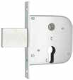 Scrocco in acciaio con dispositivo di bloccaggio Dead-locking steel latch-bolt 66 17 015.56.