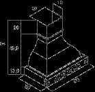 2 filtri carbone attivo E3600601/2 E3610601/2 270 304 +23 BASSA H 63 ALTA H 87 con n.