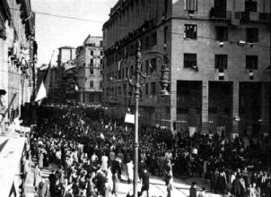 tratto in Via Imbriani si udì un crepitio di mitragliatrice.