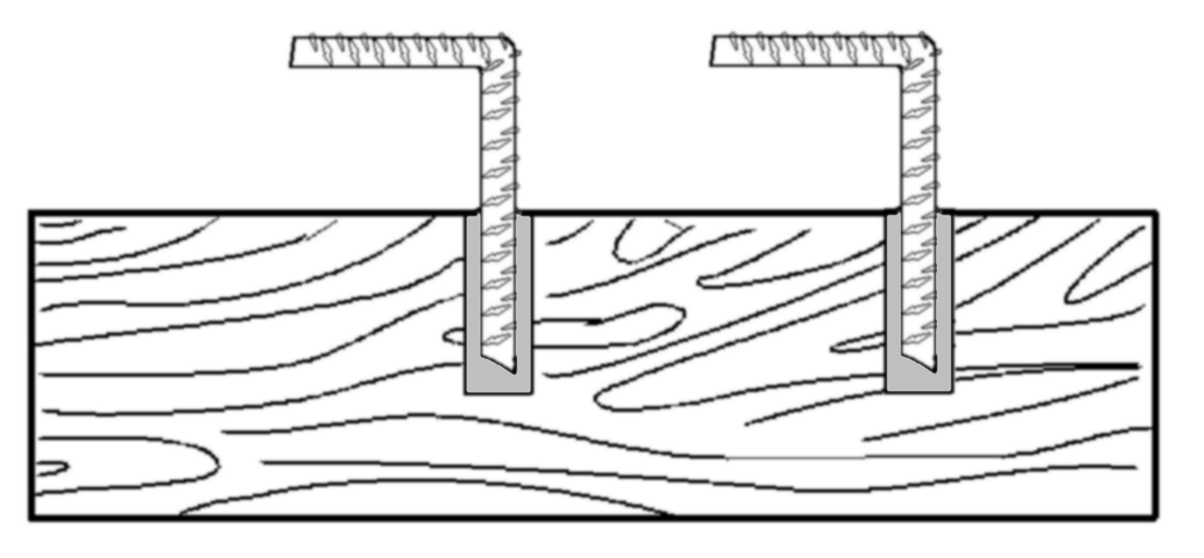 Applicazione su LEGNO e rinforzo di solai La resina MIT-SE Plus è idonea per l'utilizzo su legno per ancoraggio di barre filettate o ferri ad aderenza migliorata, la sua resistenza a compressione e