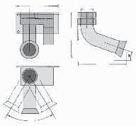 L EASY CHAIN SYSTEM ECS modello MS è costituito da un tubo motorizzato oscillante nel quale scorre la catena, che entra in funzione automaticamente quando il salpa-ancore viene azionato in salita.