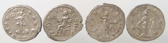 MB 50 7168 Antoniniano - Lotto di 4 monete diverse