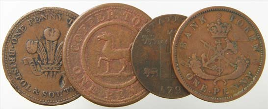 GERMANIA - lotto di 9 monete med. MB OFF.
