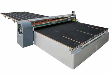 LAMILINEA LINES LINEE 536 LAM 546 LAM 558 LAM 536 LAM is the stand-alone cutting table for any production of laminated glass, even for very high thickness values and for any type of plastic.