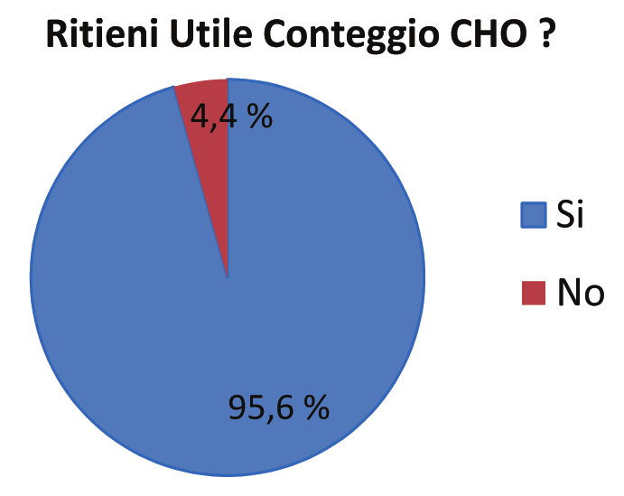 All inizio di tale percorso il Team stabilisce una quota fissa di carboidrati ad ogni singolo pasto, trovando così la quantità di insulina in grado di metabolizzare adeguatamente tale apporto