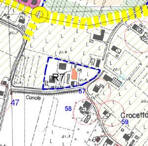 AMBITI DI RIQUALIFICAZIONE SCHEDA D AMBITO R7 Localizzazione Superficie territoriale Rolo Località Crocetta Circa 8.200 mq L ambito è costituito dal nucleo della località Crocetta.