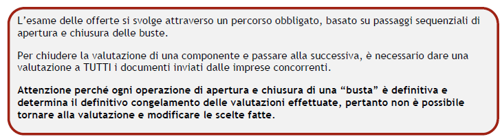 RdO, valutazione delle Offerte Quando i termini