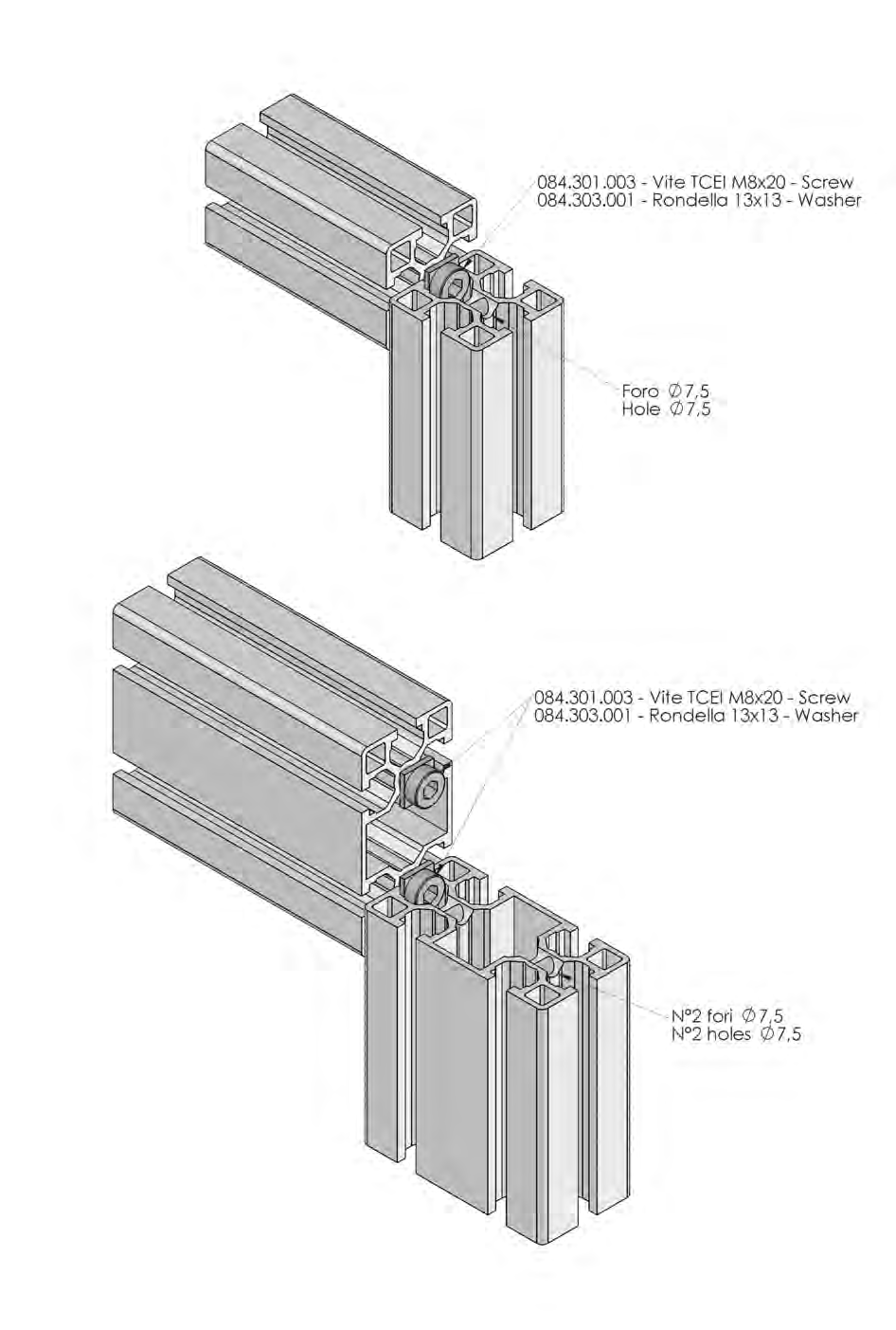 SISTEMI DI MONTAGGIO - ASSEMBLY DSYSTEMS CAVA - SLOT È vietata la riproduzione del presente catalogo senza nostra