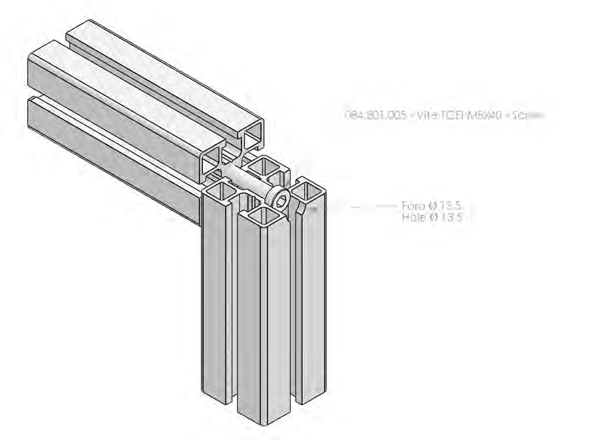 SISTEMI DI MONTAGGIO - ASSEMBLY SYSTEMS CAVA - SLOT MONTAGGIO CON VITE