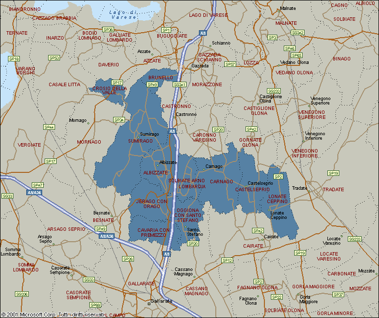 Figura 22 - Mappa del Distretto industriale