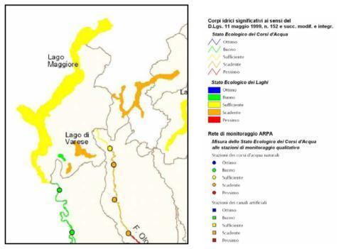 Figura 27 -Stato Ecologico e Ambientale dei