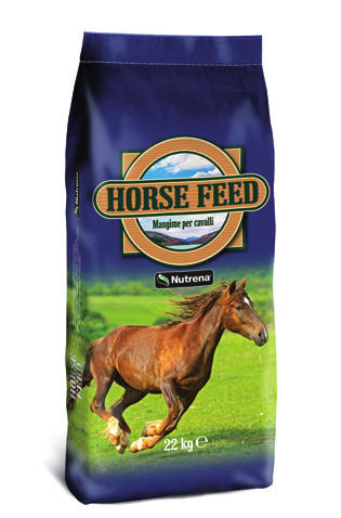 Maintenance Maintenance è un mangime della linea Horse Feed composto da un mix di pellet, fiocchi di mais, orzo e fave con un elevato apporto di fibra digeribile, formulato per garantire un