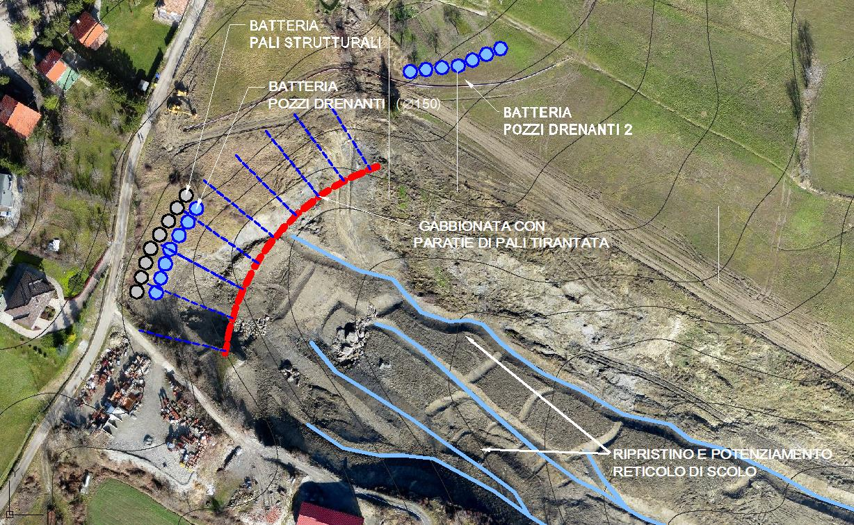 DGR n.875/2015, poi rettificata con DGR 285/2016 In attesa di sottoscrizione del III atto integrativo 08IR059/G1 Lavori urgenti di consolidamento strutturale per la tutela dell abitato di Capriglio.