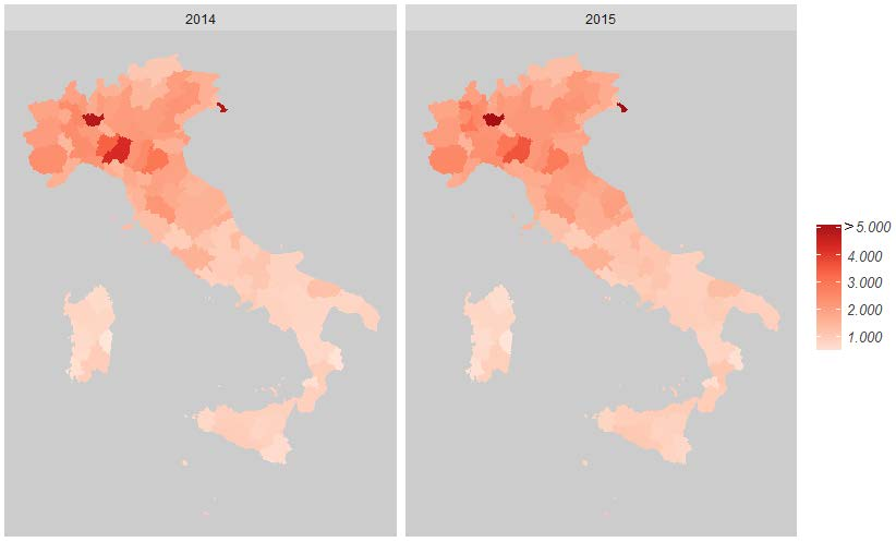 3. LA RACCOLTA DEI RAMI VITA La raccolta di premi lordi contabilizzati del settore vita, attribuita alle 5 macro-regioni italiane e alla Direzione Generale, ammontava nel 2015 a quasi 115 miliardi di