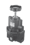 14 65,2 103 serie REV 38 Regolatore di Vuoto Descrizione Collegato ad una pompa del vuoto elettrica, il regolatore di vuoto serie REV permette di ottenere un vuoto preciso e stabile nella rete.