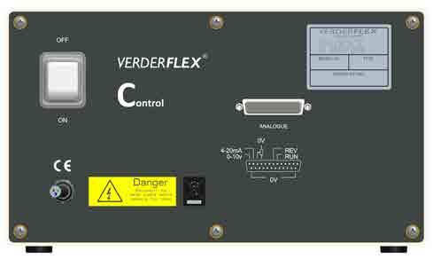 12. Controllo remoto analogico/digitale Un controllo esterno analogico/digitale può essere utilizzato per azionare la linea Vantage 3000 C & P.