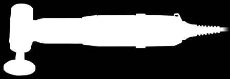La freccia rossa indica il tasto ON/OFF CORSA REGOLABILE (mm) VELOCITÁ (giri/min.) (D.C.V.) ASSORBIMENTO A VUOTO (D.