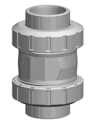 VALVOLA RITEGNO SFERA TIPO 562 BI25161.. A B SERIE POLIFUSIONE..27 20 5 10 - TENUTA FPM PN16.