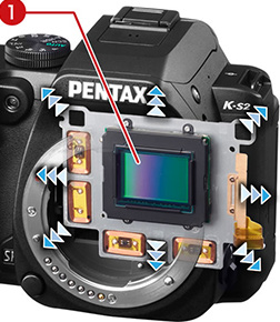 8. Compatibilità wireless LAN per un facile accesso a smartphone, per la prima volta su una fotocamera PENTAX serie K La K-S2 presenta funzioni wireless LAN (Wi-Fi) per agevolare l accesso a
