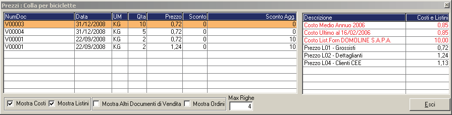 Ricordiamo che i documenti in modalità avanzata (NEW) richiedono l attivazione del relativo flag nella funzione Archivi Parametri Parametri della procedura, tabella