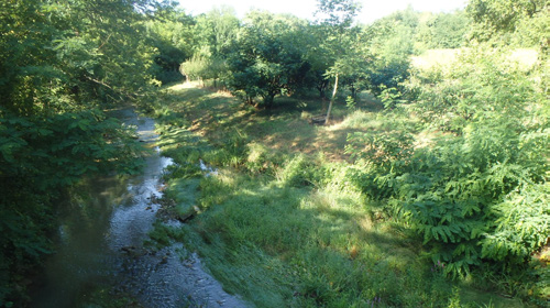 Esempi di potenziali invasi nel Comune di Corno di Rosazzo già parzialmente studiati e analizzati: Invaso Valle Confluenza Torrente Corno e Rio Cornizza Superficie area individuata: