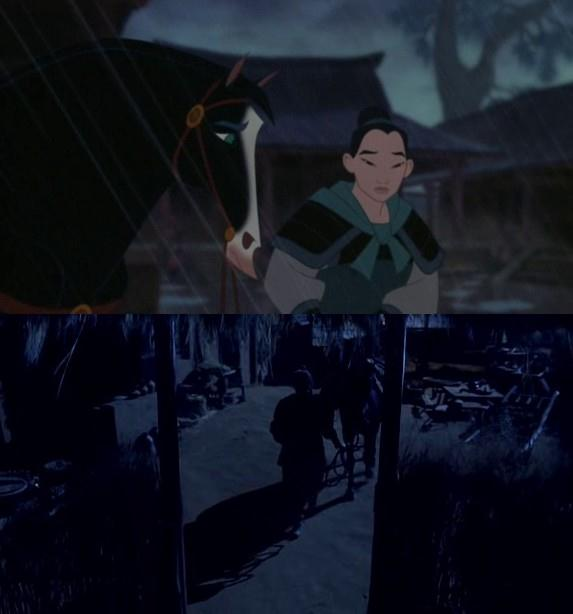 Conclusione Entrambi i film descrivono una loro versione della storia di Mulan e anche se nel lungometraggio Disney si possono trovare evidenti riferimenti alla cultura occidentale, è possibile