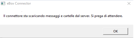 Verrà visualizzato il seguente messaggio: Si noterà che, nella barra degli strumenti di Outlook, sarà comparsa una nuova