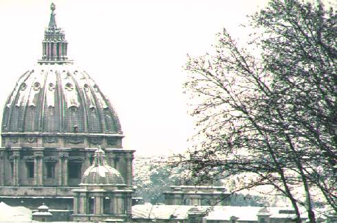 San Pietro sotto la neve- Roma 12/02/2010