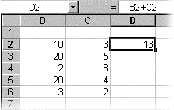 Riempimento di Celle E possibile riempire le celle: Direttamente: digitando da tastiera il dato all interno