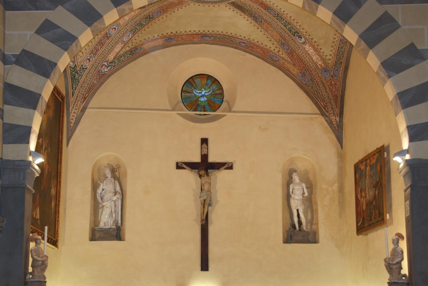 La chiesa intitolata a San Biagio fu edificata nel 1356 e consacrata nel 1361.
