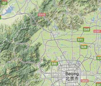 3 giorno Pechino Mappa Satellite Intera giornata dedicata all'escursione alla Grande