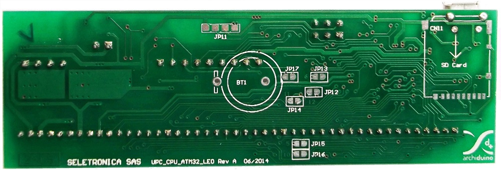 Sulla nostra scheda CPU sono state implementate alcune utili risorse che, nel caso di Arduino, sarebbero disponibili solamente montando uno shield di espansione.