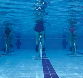 FITNESS IN acqua in sport HYDROBIKE Le lezioni si svolgono in acqua a tempo di musica con l aiuto di apposite biciclette.