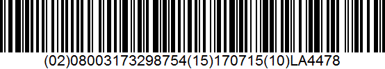 Etichetta Pallet Omogeneo per i Prodotti Alimentari a peso Fisso Un pallet omogeneo è composto da cartoni dello stesso prodotto (GTIN unico) aventi il medesimo numero di lotto e la stessa data di