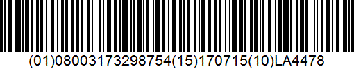 Seguiranno esempi di etichette cartone e pallet, aventi solo scopo esemplificativo del layout, I CODICI A BARRE ED IL LORO CONTENUTO NON SONO SIGNIFICATIVI.