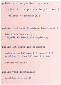 Formalizzare i metodi Un esempio: attributi Si vuole realizzare una classe che permetta di gestire e risolvere equazioni di secondo grado In una equazione individuiamo tre attributi: a, b, c che