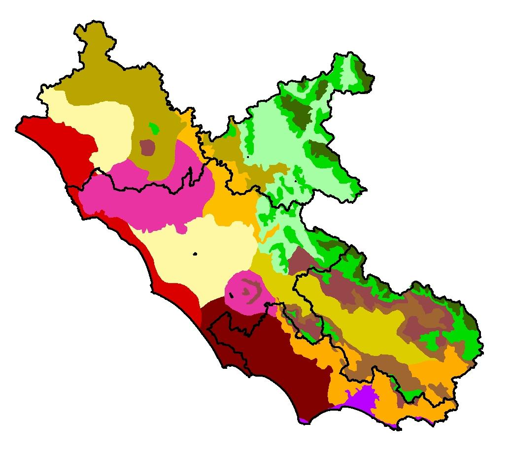 Unità di UNITA TERRITORIALI s.l. REGIONI DI PAESAGGIO Attributi diagnostici del ATTRIBUTI DIAGNOSTICI Regioni Regioni di Macrobioclima Clima Fitoclima Sistemi Sistemi di 1:250.000 1:250.