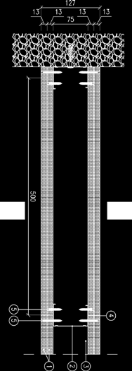 Le lastre verranno installate con posa orizzontale per mezzo di viti autofilettanti 4x32 mm e 4x41 mm in acciaio con trattamento anticorrosione