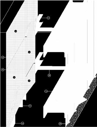 0,6 mm, interasse 400x1000 mm guida in acciaio zincato a U sezione 30x28x30 mm sp. 0,6 mm. Pendinatura: attacchi di sospensione passo 1000x1000 mm circa. n.2 lastre ITP MGO FIRE PLUS sp. 13 mm.