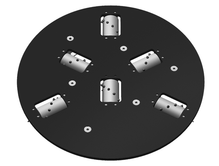 per marmo for marble and limestone Rotospuntatrice 3 - Rotary nicking tool 3 COD.