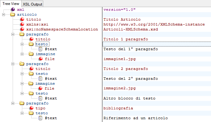 Dipartimento di Scienze Cliniche e Sperimentali Corso di studi: Medicina e Chirurgia 23 XML Schema consente la dichiarazione di tipo strutturato.