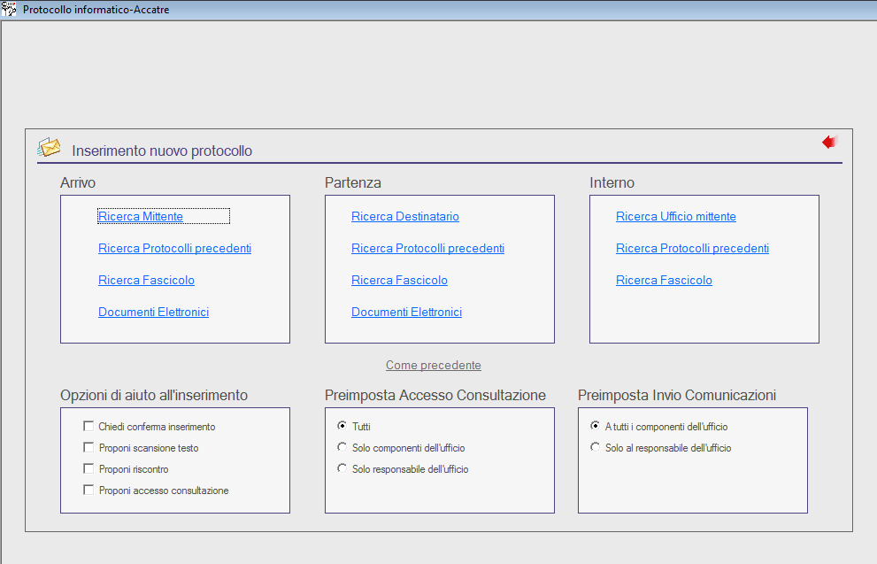 Allegato 4 Manuale operativo utente Protocollazione ricezione Email e PEC Protocollo Inserimento - Documenti Elettronici sotto la colonna ARRIVO.