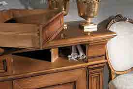 2 doors sideboard with delux inlay and 2 drawers. cm.
