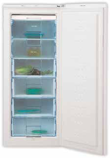 congelatore con sistema SmartFrost, porte inox look reversibili, dim: 201 x L 60 x P 65 cm