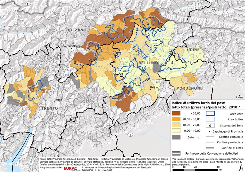 Individuazione delle criticità e dei potenziali generali per le Dolomiti Patrimonio UNESCO Una volta analizzate consistenza e qualità ambientale dell offerta turistica, è importante, al fine di una