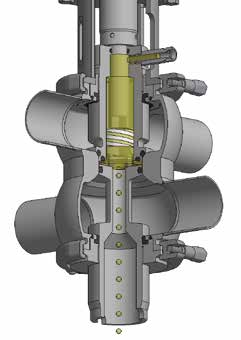 available, an auxiliary external cleaning system will enable CIP fluids to clean the telescopic shutters and the valve stem.