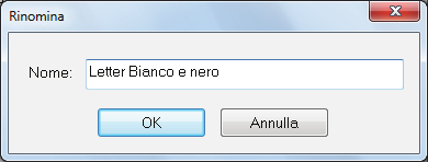 Gestione dei profili a Il nome del profilo è cambiato. 4.